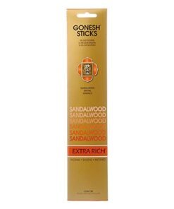 Sandalwood GOXRSA Gonesh Stick Incense , Single 20-stick pack