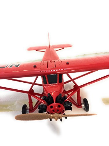 Wings of Texaco - 6th in the Series - 1929 Curtiss Robin Airplane Diecast Metal Coin Bank,Red - Image 2
