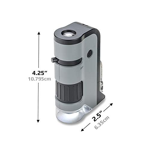 Carson MicroFlip 100x-250x LED and UV Lighted Pocket Microscope - Image 8