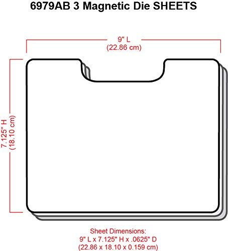 ArtBin 6979AB DIE Cut MAGENTIC STOAGE Sheets Refills 3PK, 0, 3 Count - Image 2