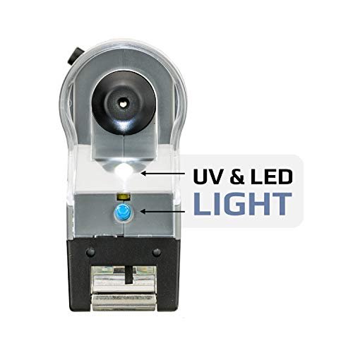 Carson MicroFlip 100x-250x LED and UV Lighted Pocket Microscope - Image 3