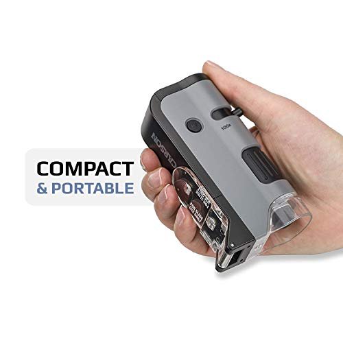 Carson MicroFlip 100x-250x LED and UV Lighted Pocket Microscope - Image 5