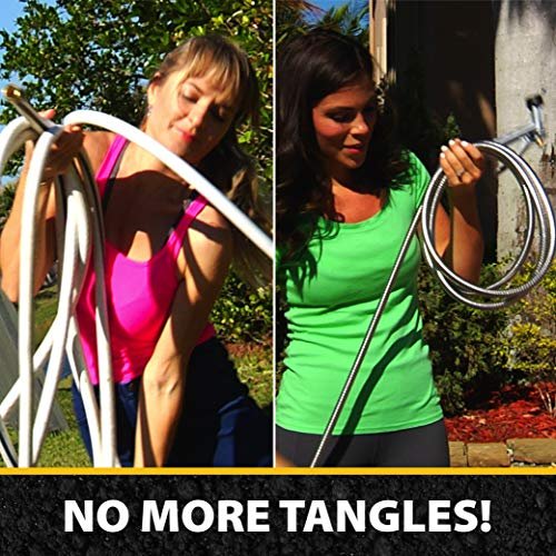 Bionic Steel 100 Foot Garden Hose 304 Stainless Steel Metal Water Hose - Image 6