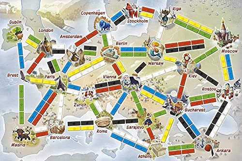 Ticket to Ride First Journey Europe Board Game - White - Image 5