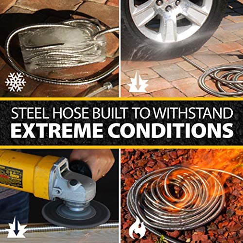 Bionic Steel 100 Foot Garden Hose 304 Stainless Steel Metal Water Hose - Image 10