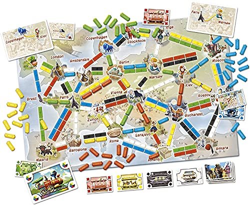 Ticket to Ride First Journey Europe Board Game - White - Image 6